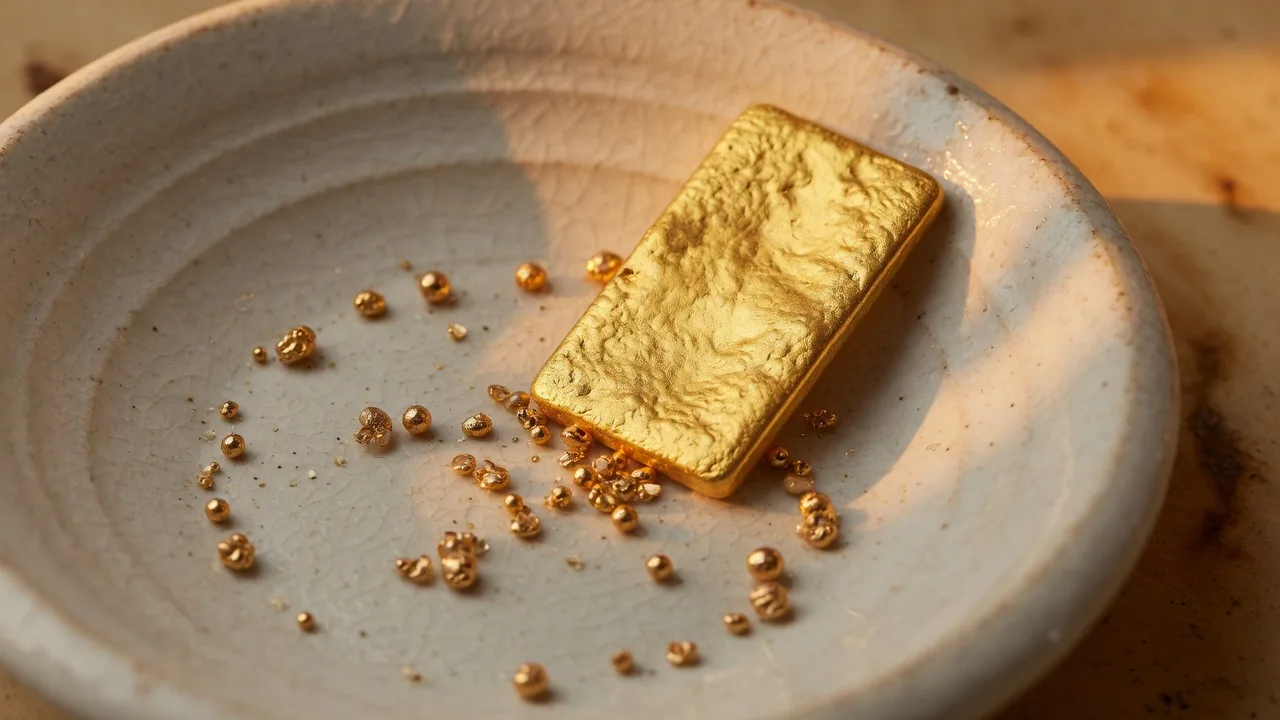 Small 24ct grain bar